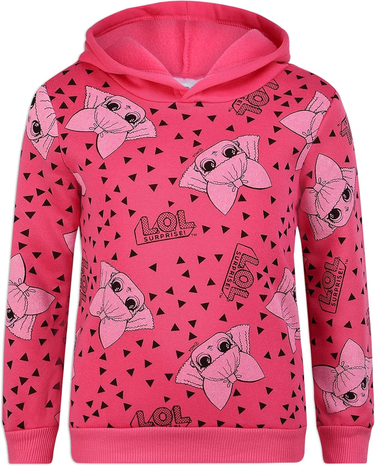 Diva Girls Pullover Fleece Hoodie and Jogger Outfit Set for Little and Big Kids MGA Entertainment – Pink