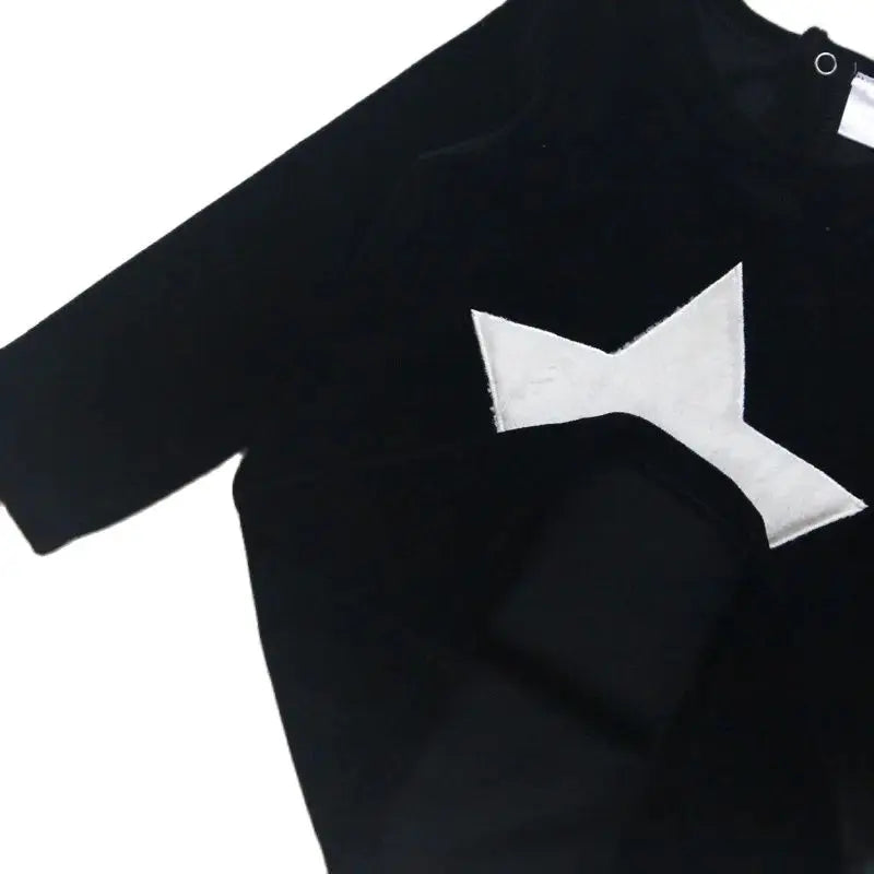Children Clothes 2Pcs Set Velour Kids Clothes Baby Boy Clothes Girls Clothes round Neck Long Pants Heart Star Children Set 2-5T