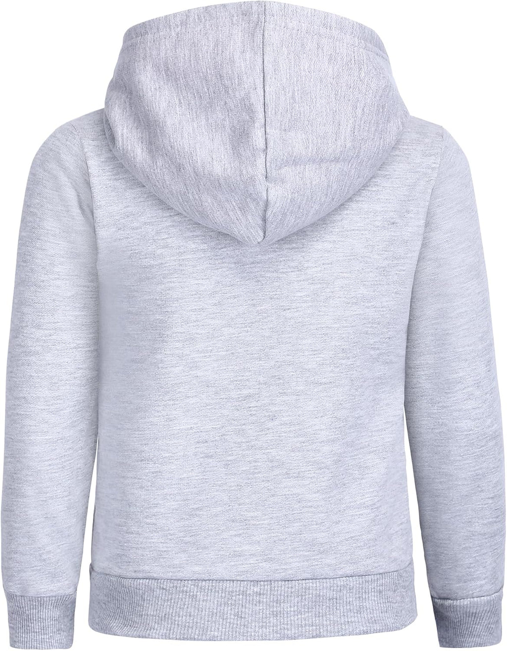 Girls' Zip-Up Hoodie and Jogger Pants Set for Infants, Toddlers, and Kids – Grey/Pink