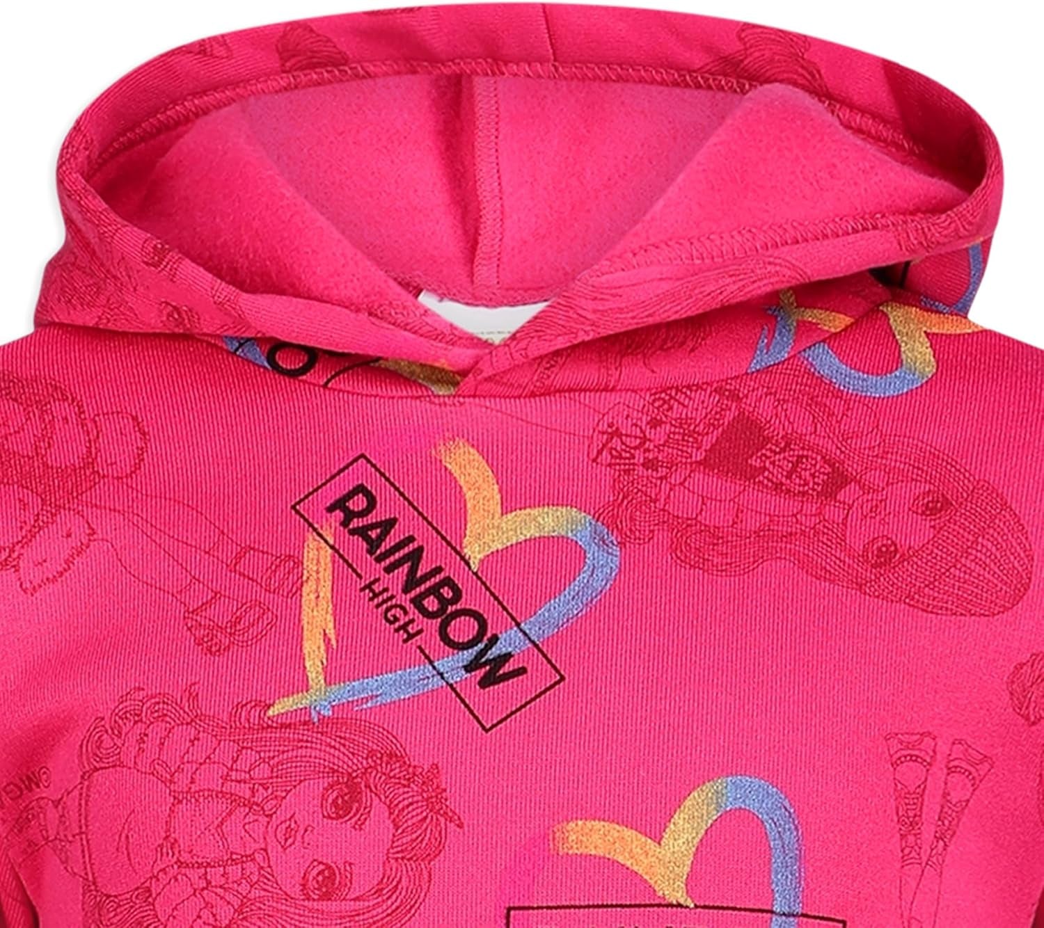 Series Sparkle Girls Hooded Sweatshirt and Legging Set for Little Kids to Big Kids MGA Entertainment – Pink