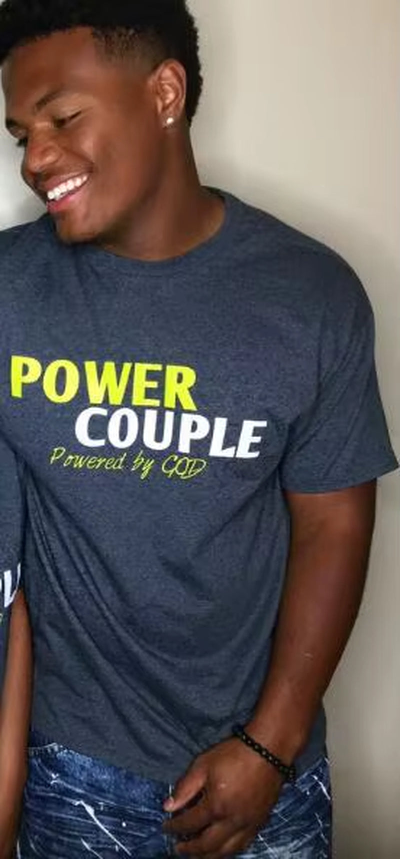 2024 Valentines 'S Day Gift Sweet Couple T Shirt Summer Women POWER COUPLE Short Sleeve T Shirts Funny Letter Tee Tops Lover Tee