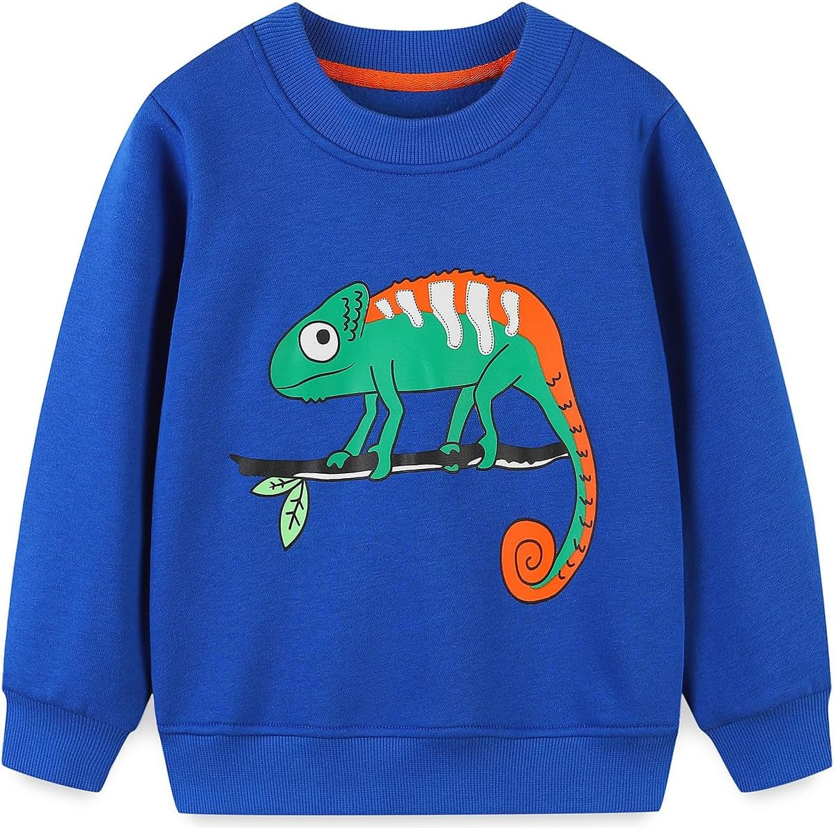Cotton Crewneck Sweatshirt for Toddler Boys - Christmas Apparel for Ages 1-7 Years